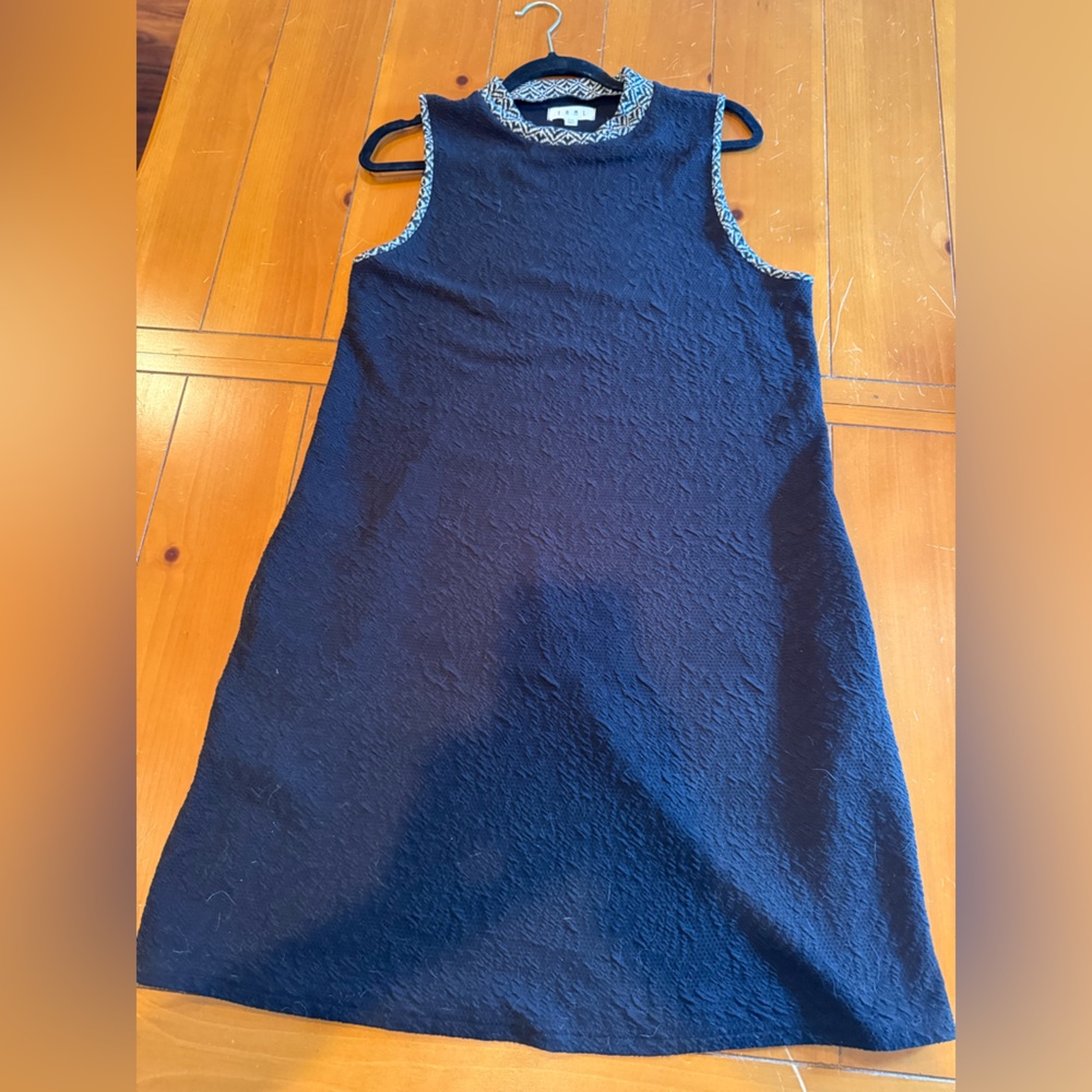 THML Black Mini Dress with white Accents